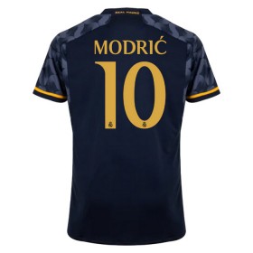 Fotbalové dresy Real Madrid Modrić 10 Venkovní Dres 2023-24 Krátký Rukáv